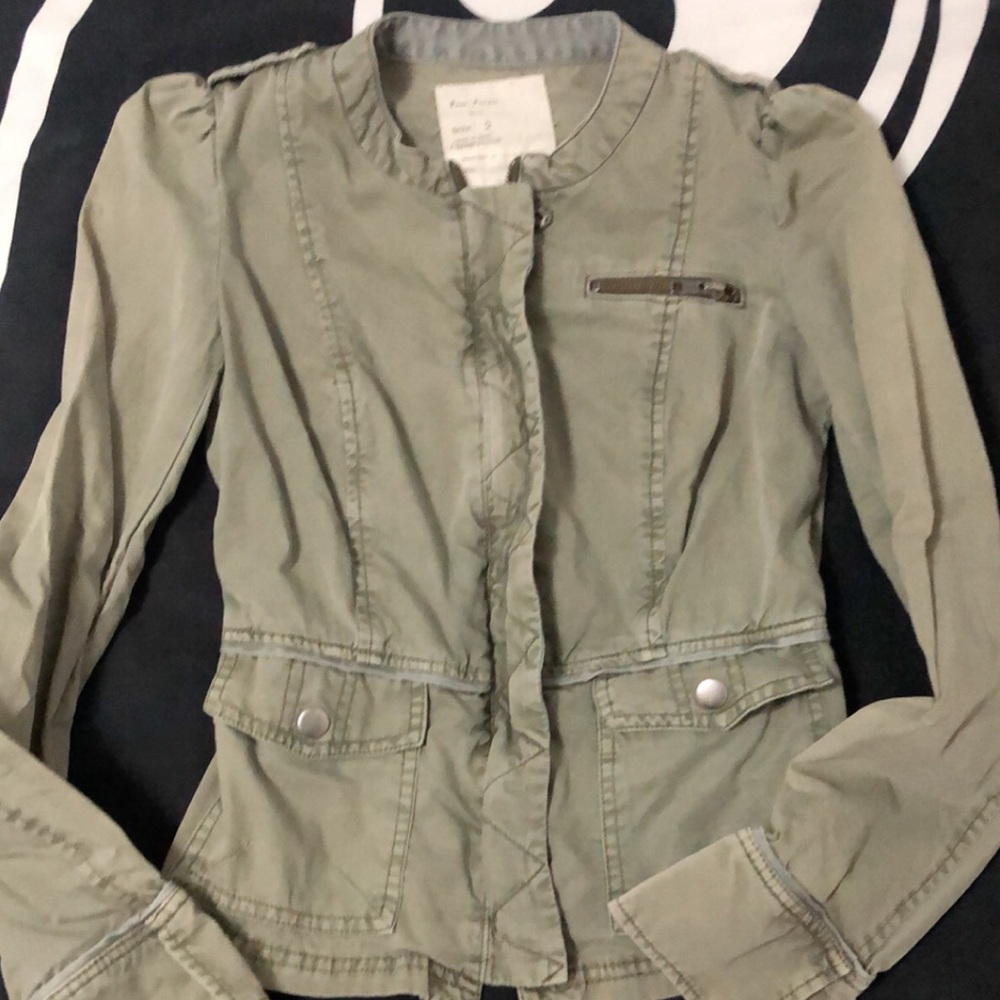 Free People hunter green jacket 🧥